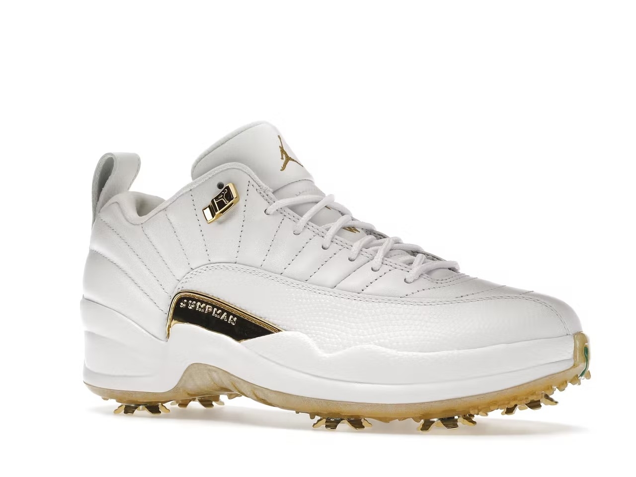 Jordan 12 Golf Metallic Gold 2