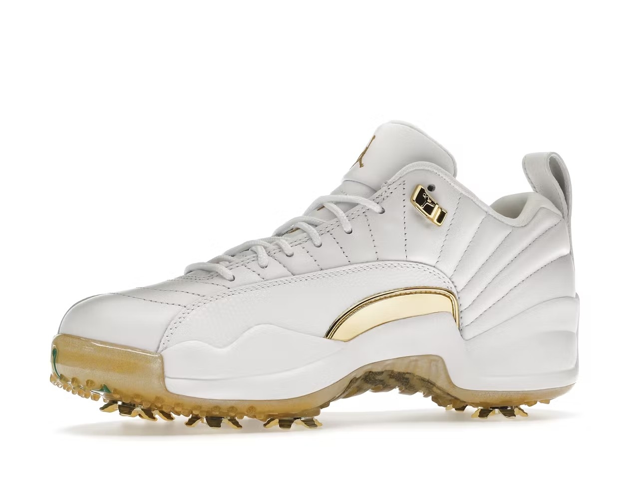 Jordan 12 Golf Metallic Gold 3