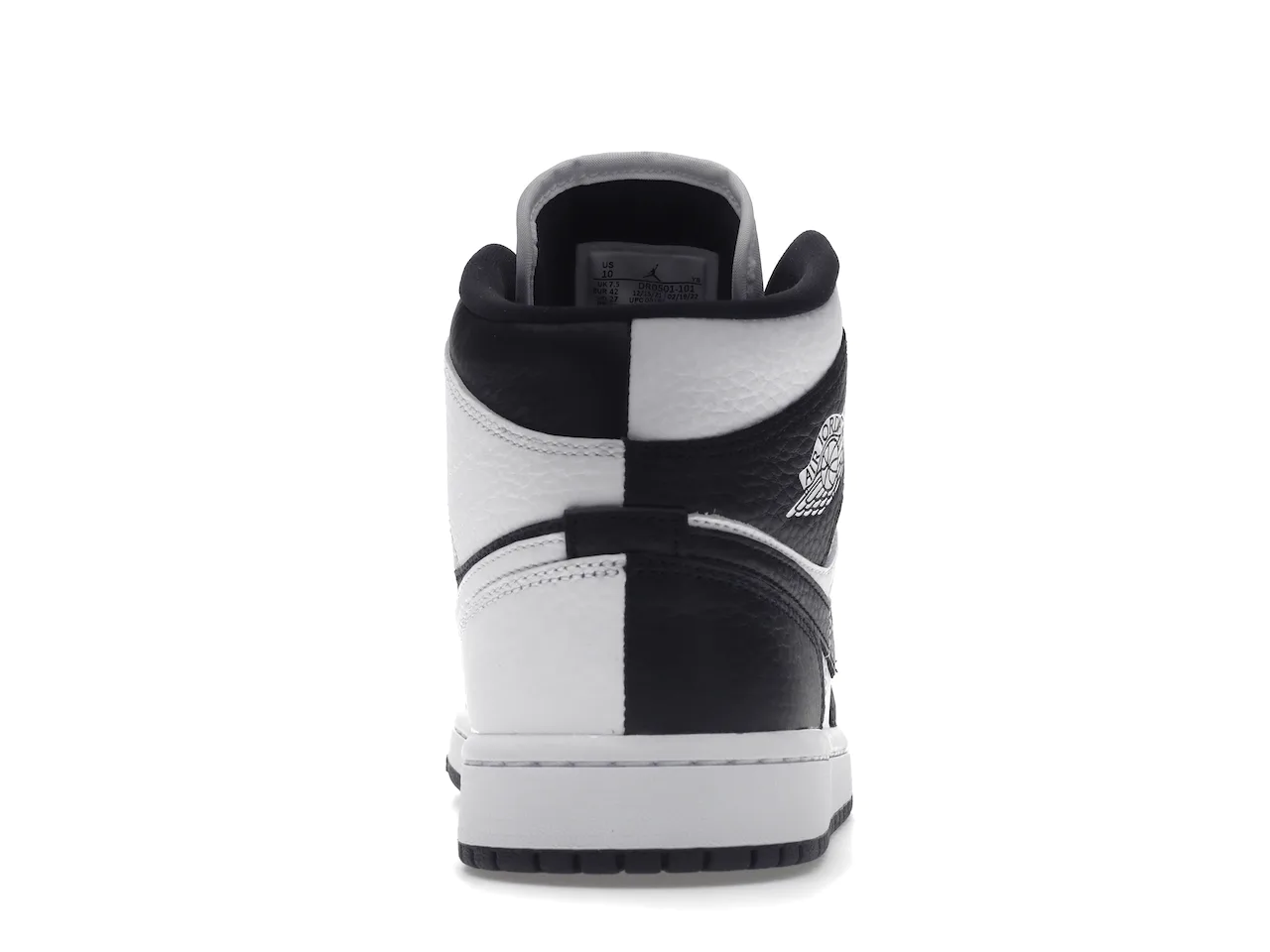 Jordan 1 Mid Split Black White 2