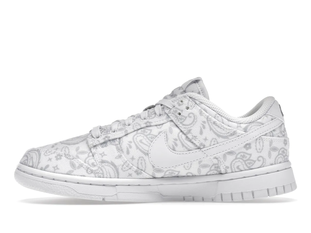 Nike Dunk Low ESS White Paisley Tenis Sneakers 6 Nike Dunk Low ESS White Paisley Tenis Sneakers 6