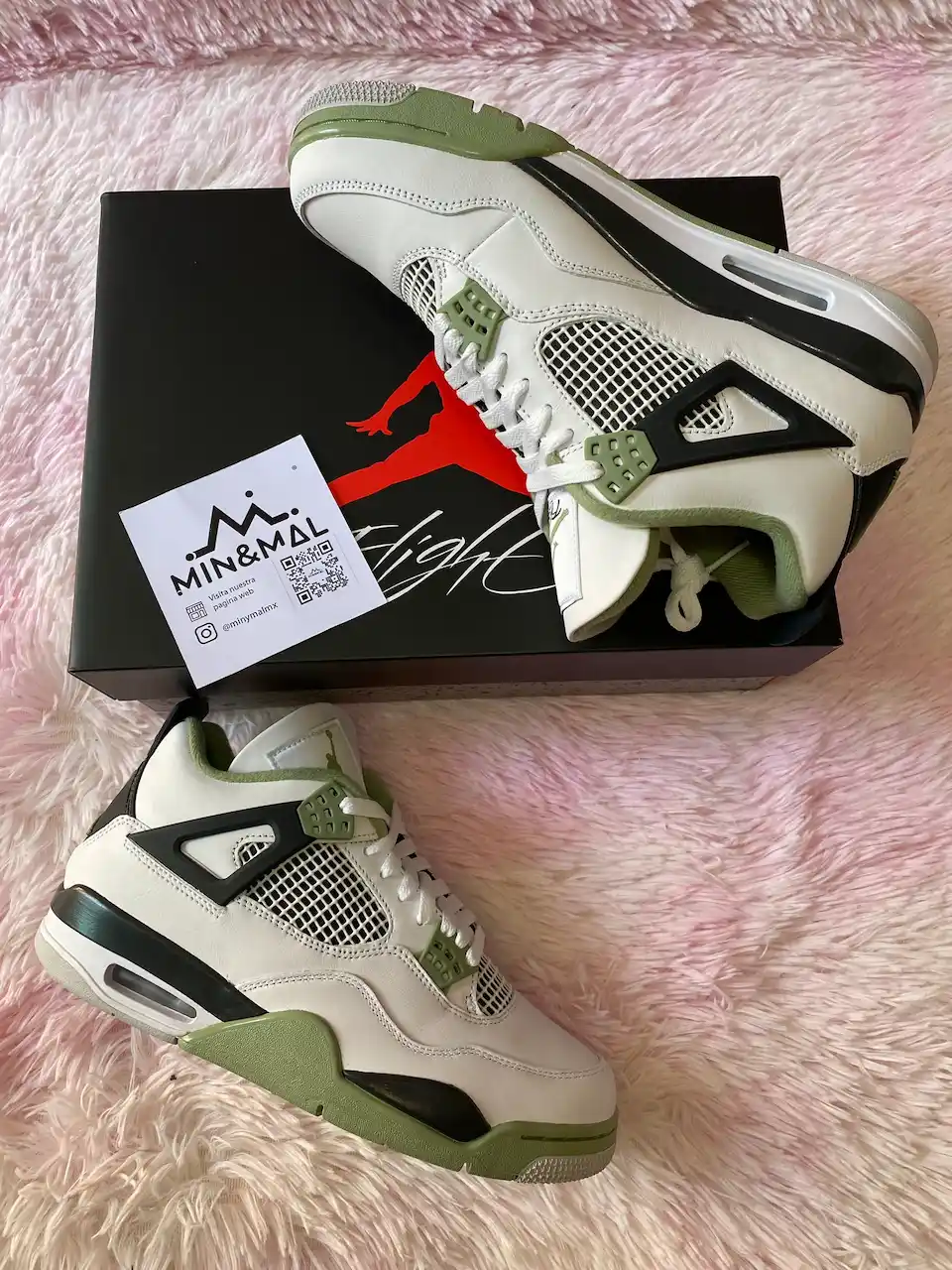 Jordan 4 Retro - Seafoam (W) minymal tenis sneakers Jordan 4 Retro - Seafoam (W) minymal tenis sneakers