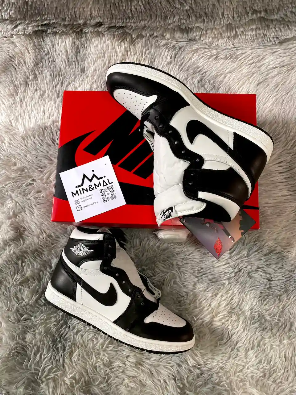 Jordan 1 Retro 85 - Black White Panda minymal copyright tenis sneakers Jordan 1 Retro 85 - Black White Panda minymal copyright tenis sneakers