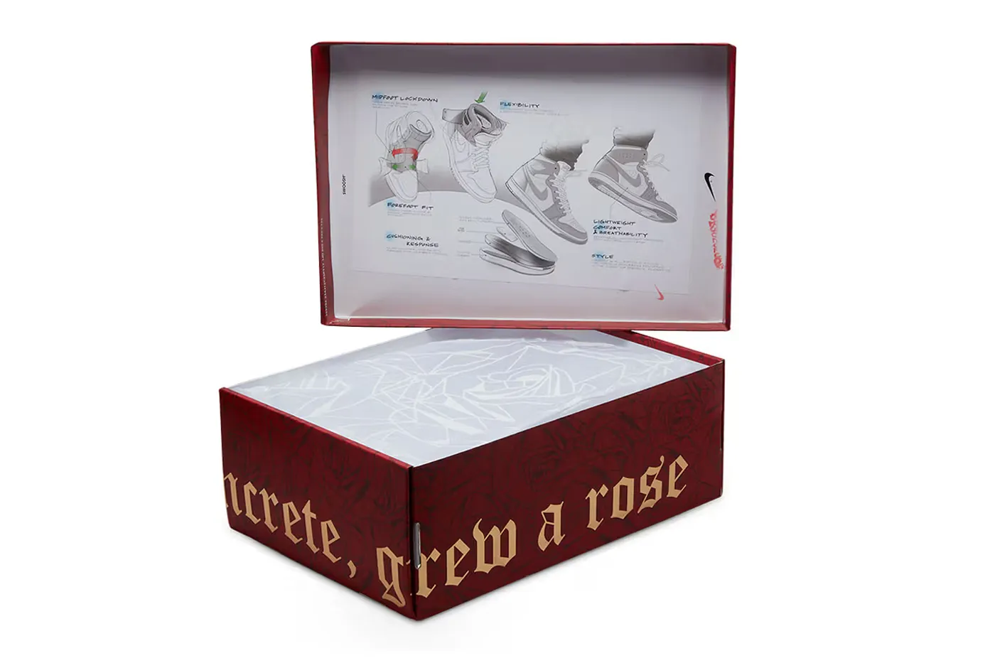 Jordan 1 High Zoom Air CMFT 2 x Teyana Taylor - A Rose From Harlem FJ0604-601 tenis sneakers minymal 6 caja de Jordan 1 Teyana Taylor