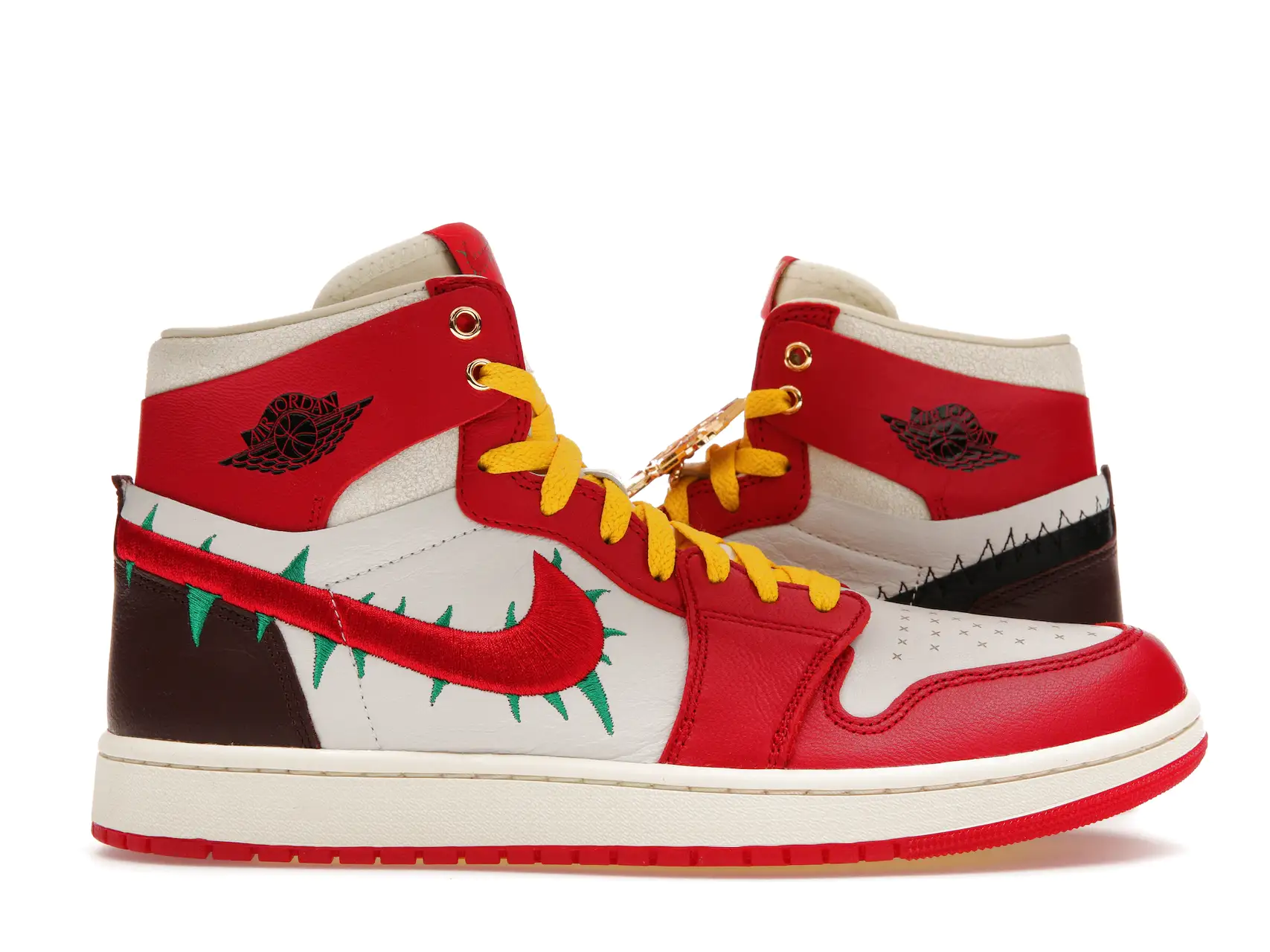 Jordan 1 High Zoom Air CMFT 2 x Teyana Taylor - A Rose From Harlem FJ0604-601 tenis sneakers minymal tenis Jordan 1 High Zoom Air CMFT 2 x Teyana Taylor - A Rose From Harlem FJ0604-601 lado derecho