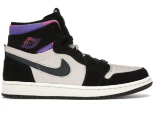 tenis Jordan 1 High Zoom Air CMFT x PSG Paris Saint -Germain DB3610-105 lado derecho