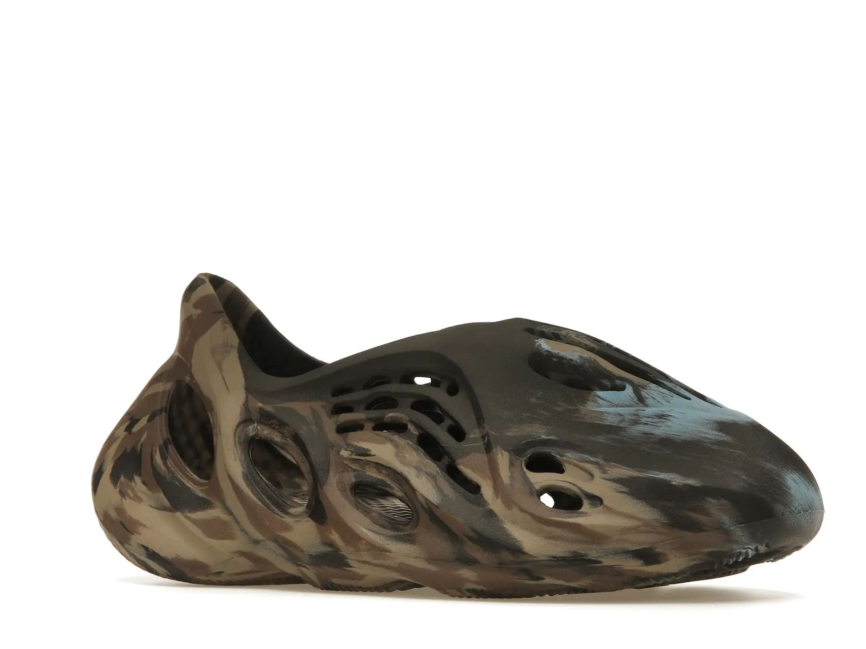 adidas Yeezy Foam RNR MX Cinder ID4126 minymal sneakets tenis 3 tenis adidas Yeezy Foam RNR MX Cinder lado derecho inclinado