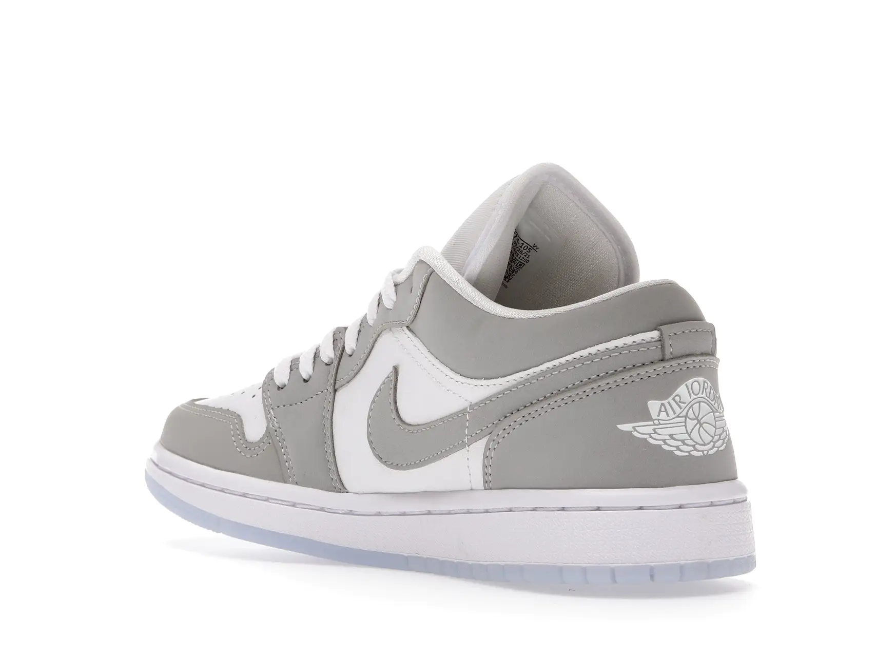 Jordan 1 Low Wolf Grey (Mujer) DC0774-105 sneakers minymal tenis 3 tenis Jordan 1 Low Wolf Grey (Mujer) lado izquierdo inclinado