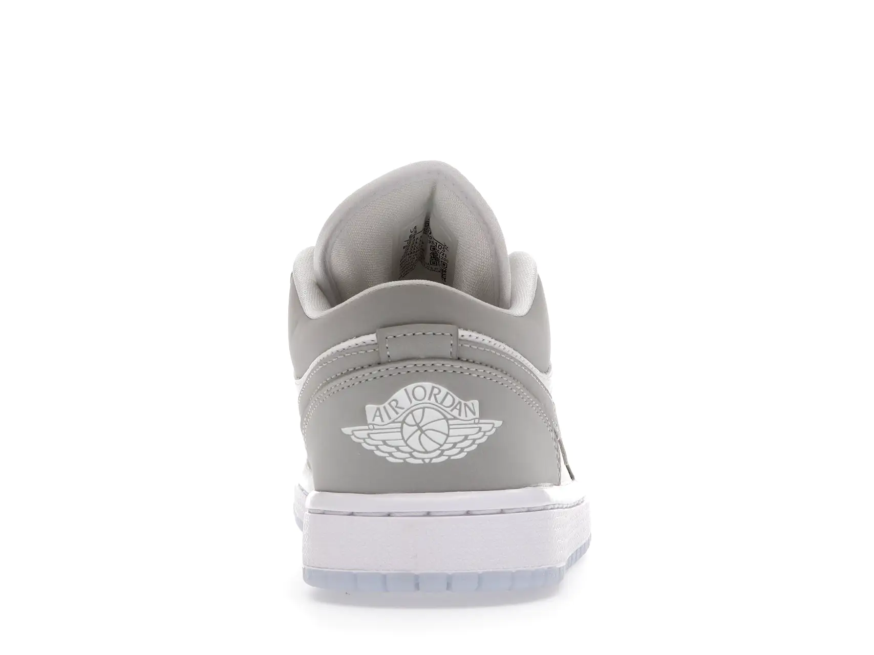Jordan 1 Low Wolf Grey (Mujer) DC0774-105 sneakers minymal tenis 5 tenis Jordan 1 Low Wolf Grey (Mujer) parte trasera