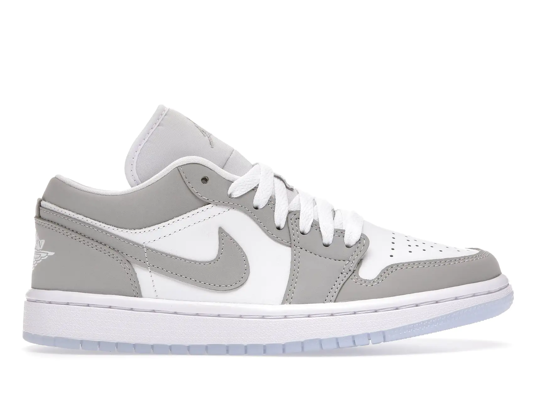 Jordan 1 Low Wolf Grey (Mujer) DC0774-105 sneakers minymal tenis tenis Jordan 1 Low Wolf Grey (Mujer) lado derecho