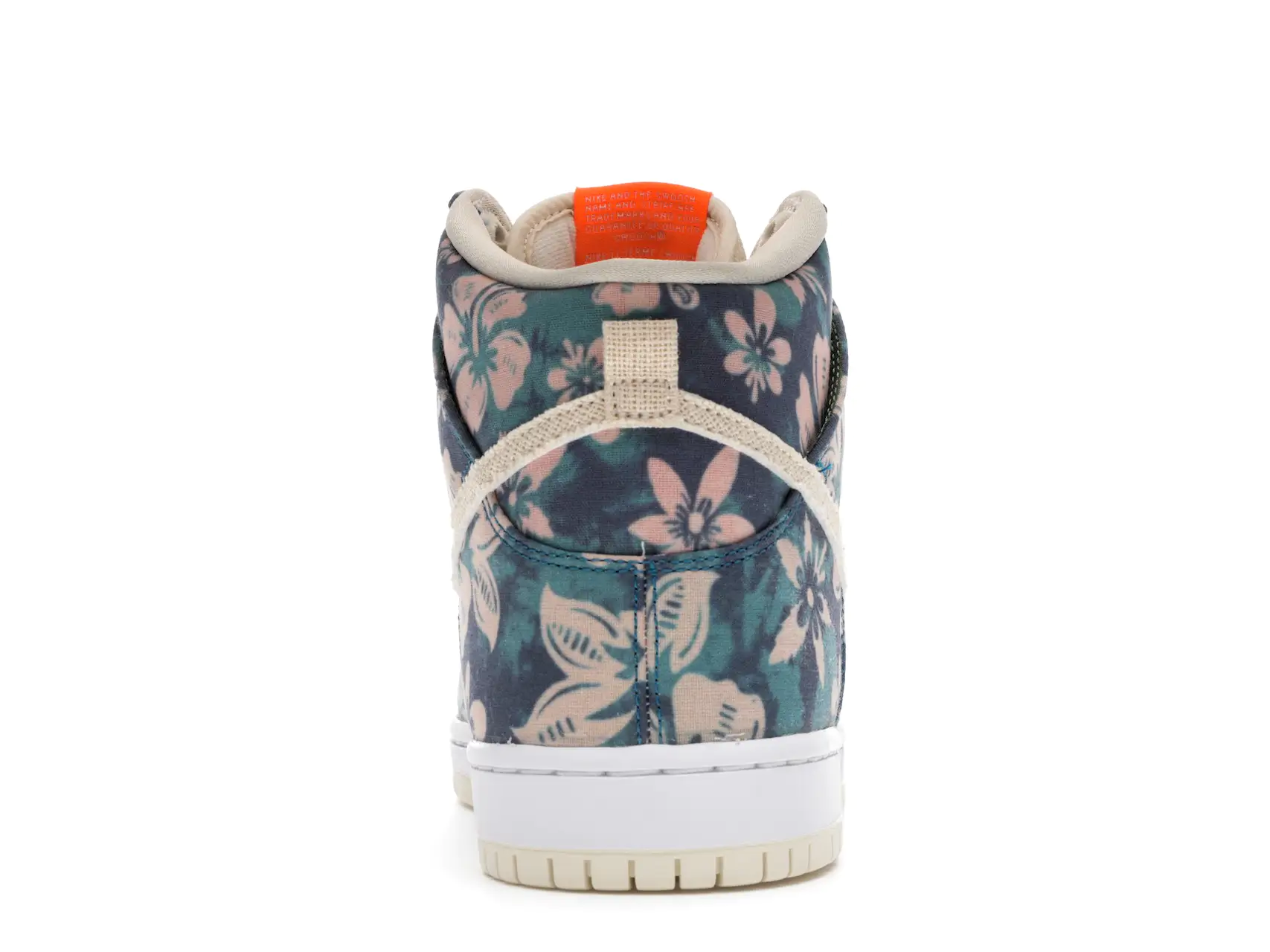 Nike SB Dunk High Pro Hawaii CZ2232-300 tenis sneakers minymal 5 tenis Nike SB Dunk High Pro Hawaii parte trasera