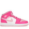 Jordan 1 Mid Fierce Pink (Niños)