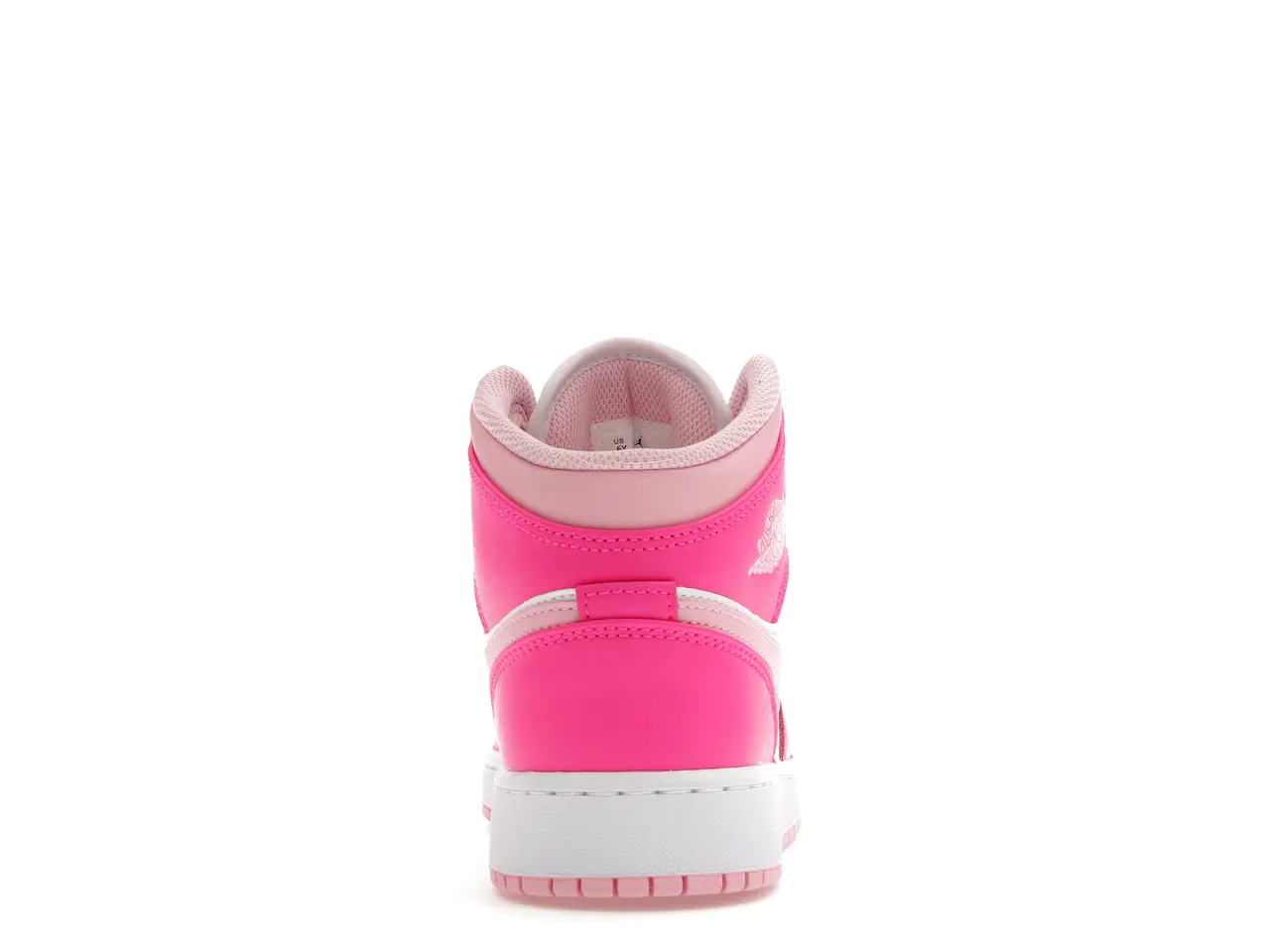 Jordan 1 Mid Fierce Pink (Niños) FD8780-116 minymal tenis sneakers 5 Jordan 1 Mid Fierce Pink (Niños) parte trasera