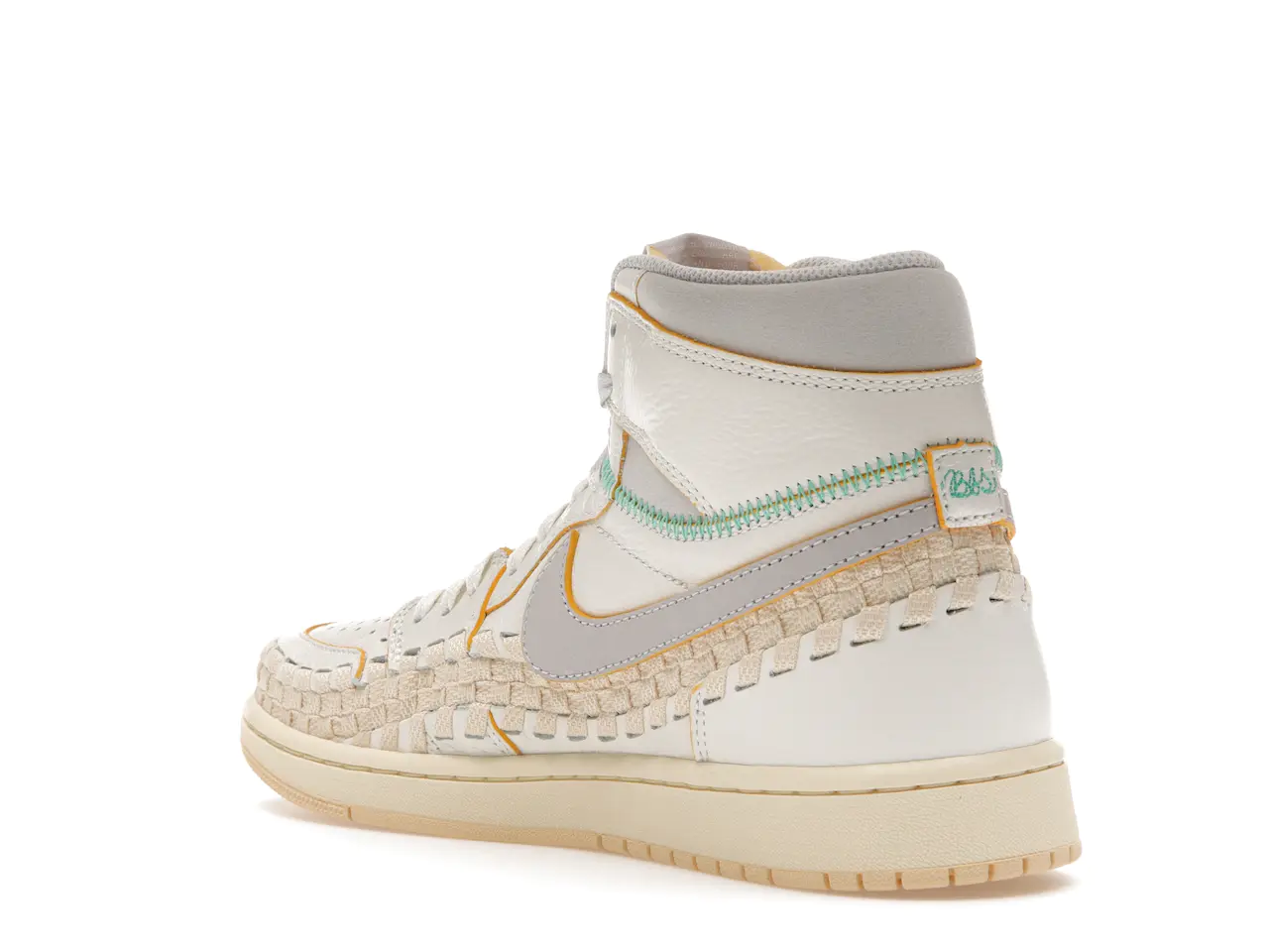 Jordan 1 Retro High OG SP x Union LA x Bephies Beauty Supply - Summer of '96 FD2565-100 minymal tenis sneakers 3 Jordan 1 Retro High OG SP x Union LA x Bephies Beauty Supply - Summer of '96 parte trasera izquierda