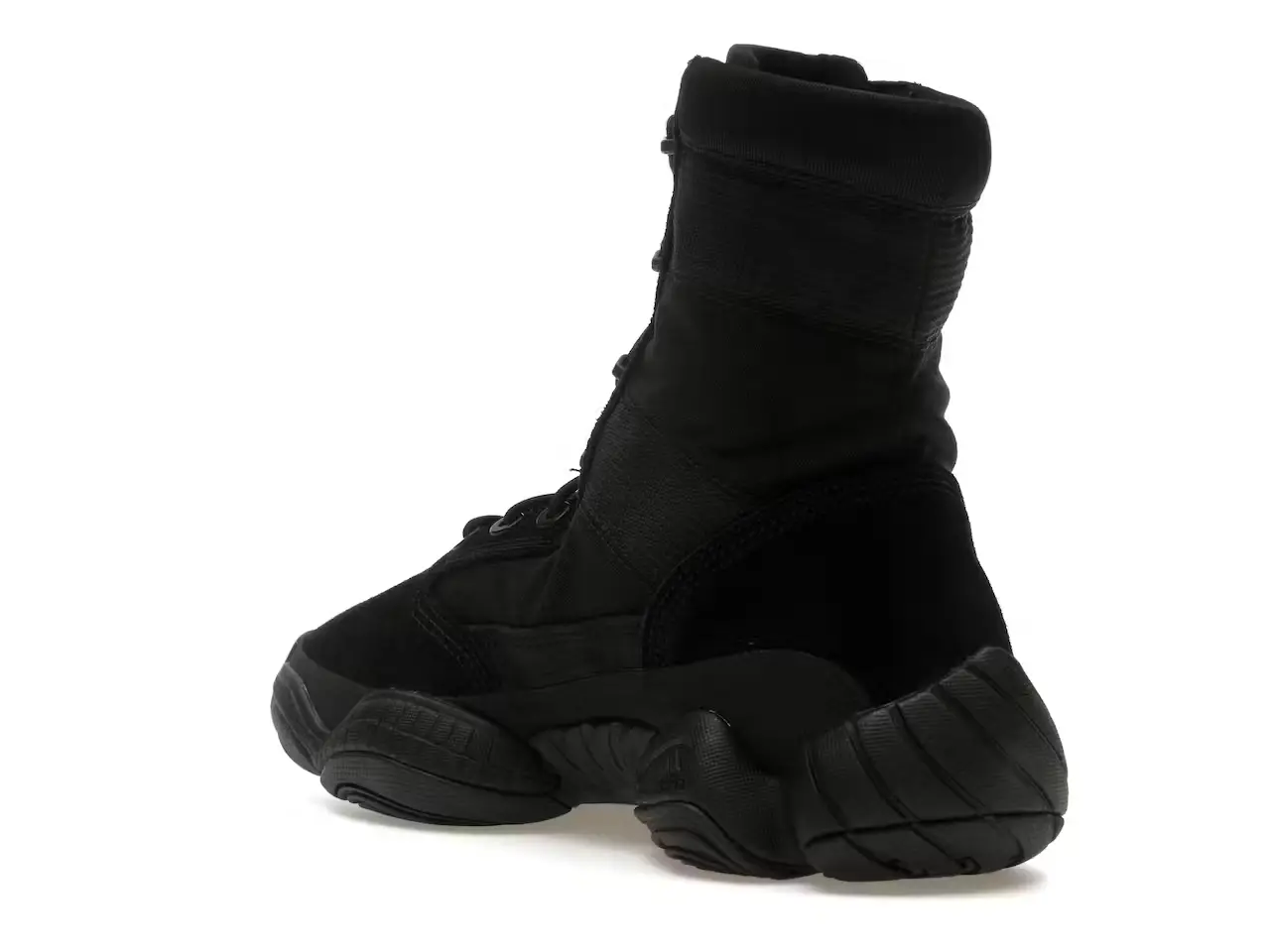 adidas Yeezy 500 High Tactical Boot – Utility Black IG4693 minymal tenis sneakers 3 adidas Yeezy 500 High Tactical Boot - Utility Black lado trasero izquierdo