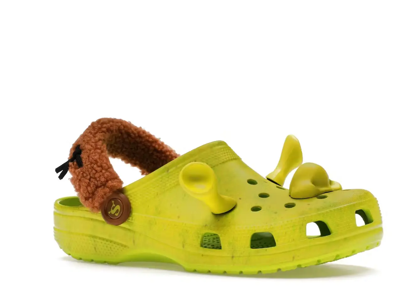 Crocs Classic Clog x DreamWorks Shrek 209373-3TX minymal tenis sneakers 2 Crocs Classic Clog x DreamWorks Shrek parte delantera derecha