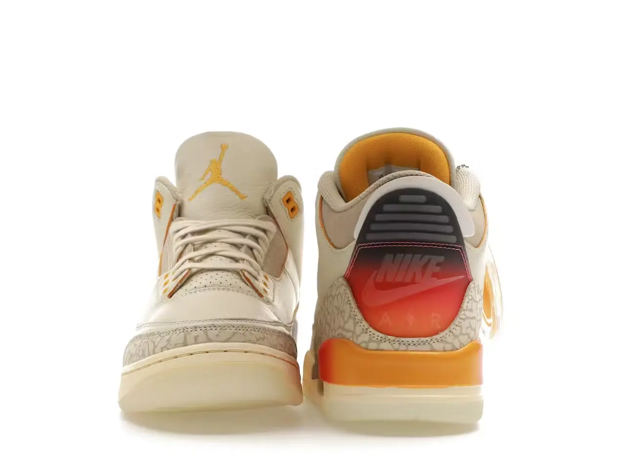 Jordan 3 Retro SP x J Balvin Medellín Sunset FN0344-901 minymal sneakers tenis 4 Jordan 3 Retro SP x J Balvin Medellín Sunset parte trasera