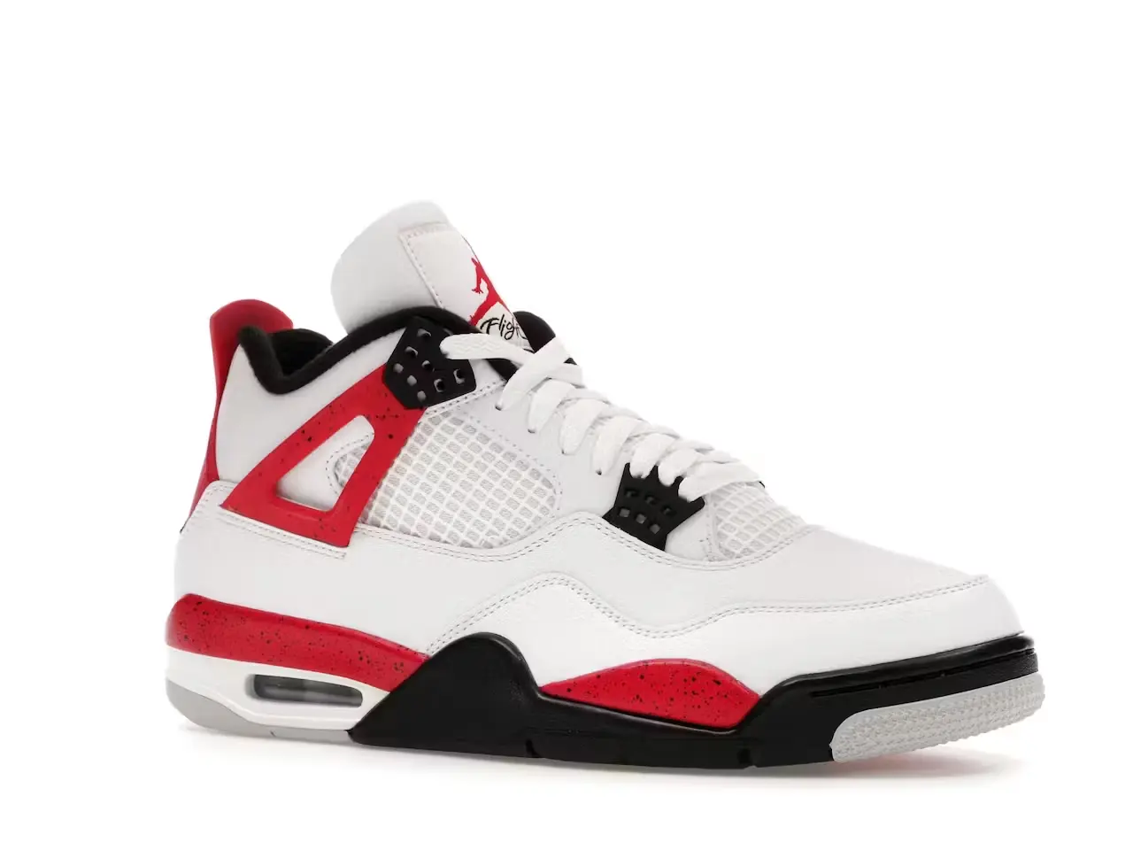 Jordan 4 Retro Red Cement DH6927-161 minymal tenis sneakers 2 Jordan 4 Retro Red Cement frente derecho