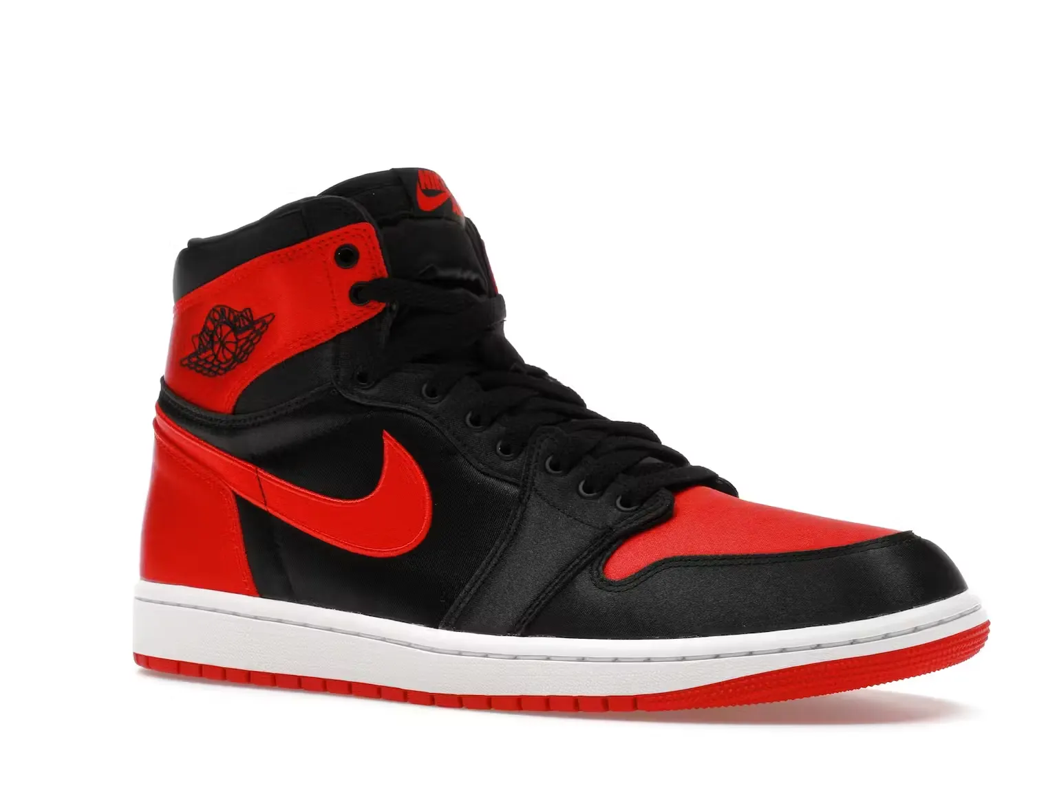 Jordan 1 Retro High OG - Satin Bred (Mujer) FD4810-061 minymal tenis sneakers 2 Jordan 1 Retro High OG - Satin Bred frente derecho