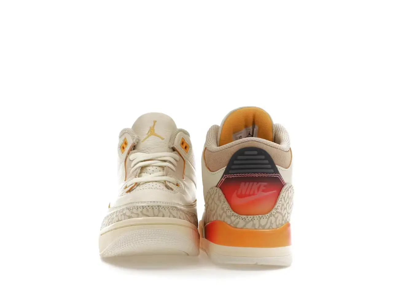 Jordan 3 Retro SP x J Balvin Medellín Sunset (Niños Pequeños) FN0346-901 minymal tenis sneakers 4 tenis Jordan 3 Retro SP x J Balvin Medellín Sunset (Niños Pequeños) parte trasera