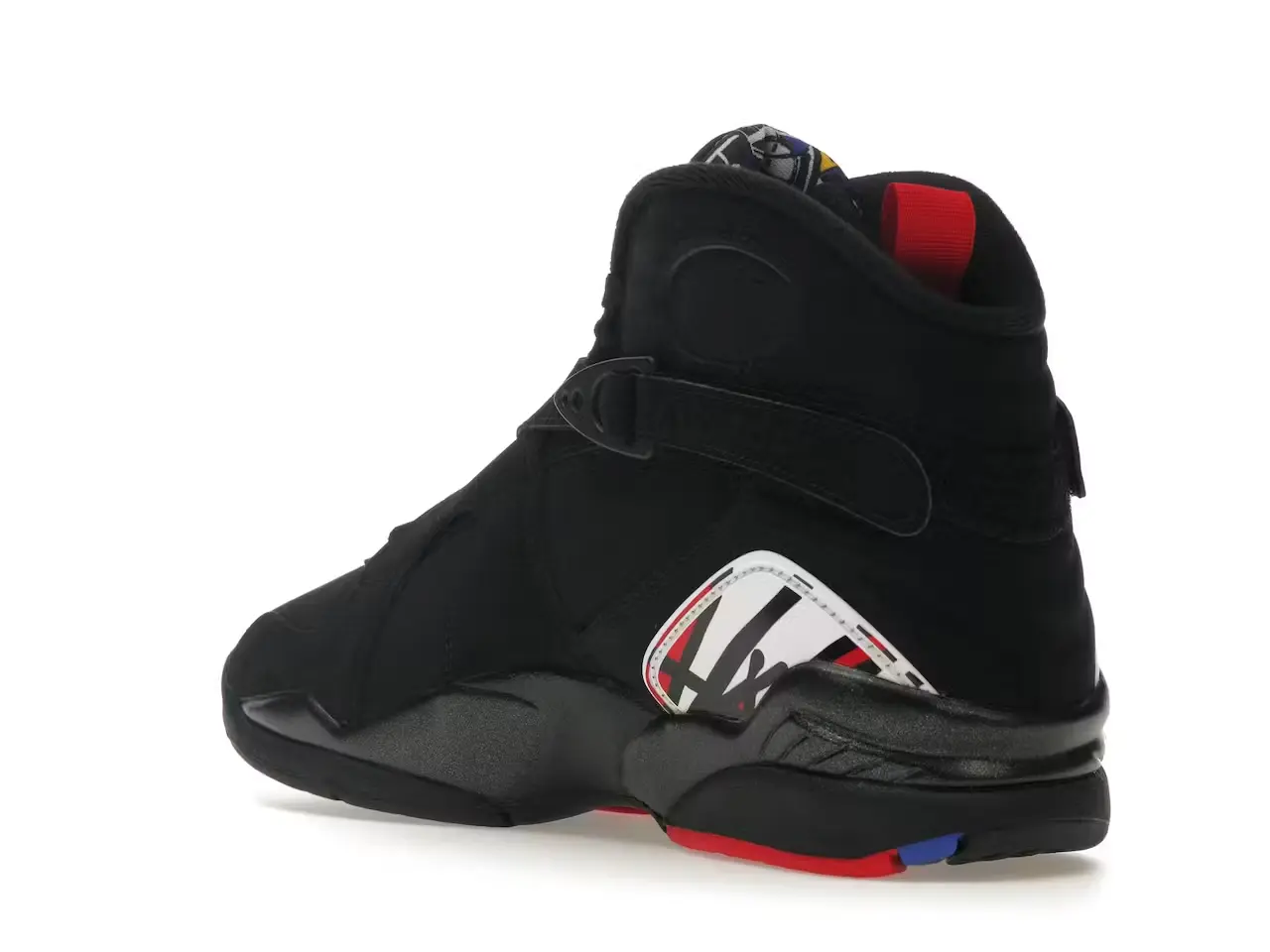 Jordan 8 Retro Playoffs (2023) 305381-062 minymal tenis sneakers 3 Jordan 8 Retro Playoffs (2023) parte trasera izquierda