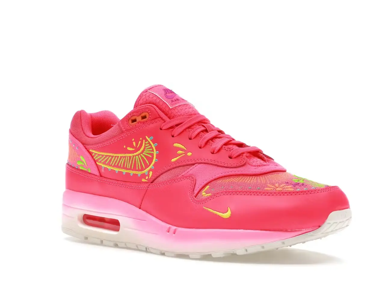 Nike Air Max 1 Premium – Dia de Muertos FQ8172-645 tenis minymal sneakers 2 Nike Air Max 1 Premium - Dia de Muertos parte delantera derecha