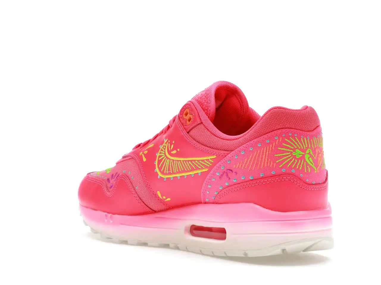 Nike Air Max 1 Premium – Dia de Muertos FQ8172-645 tenis minymal sneakers 3 Nike Air Max 1 Premium - Dia de Muertos parte trasera izquierda