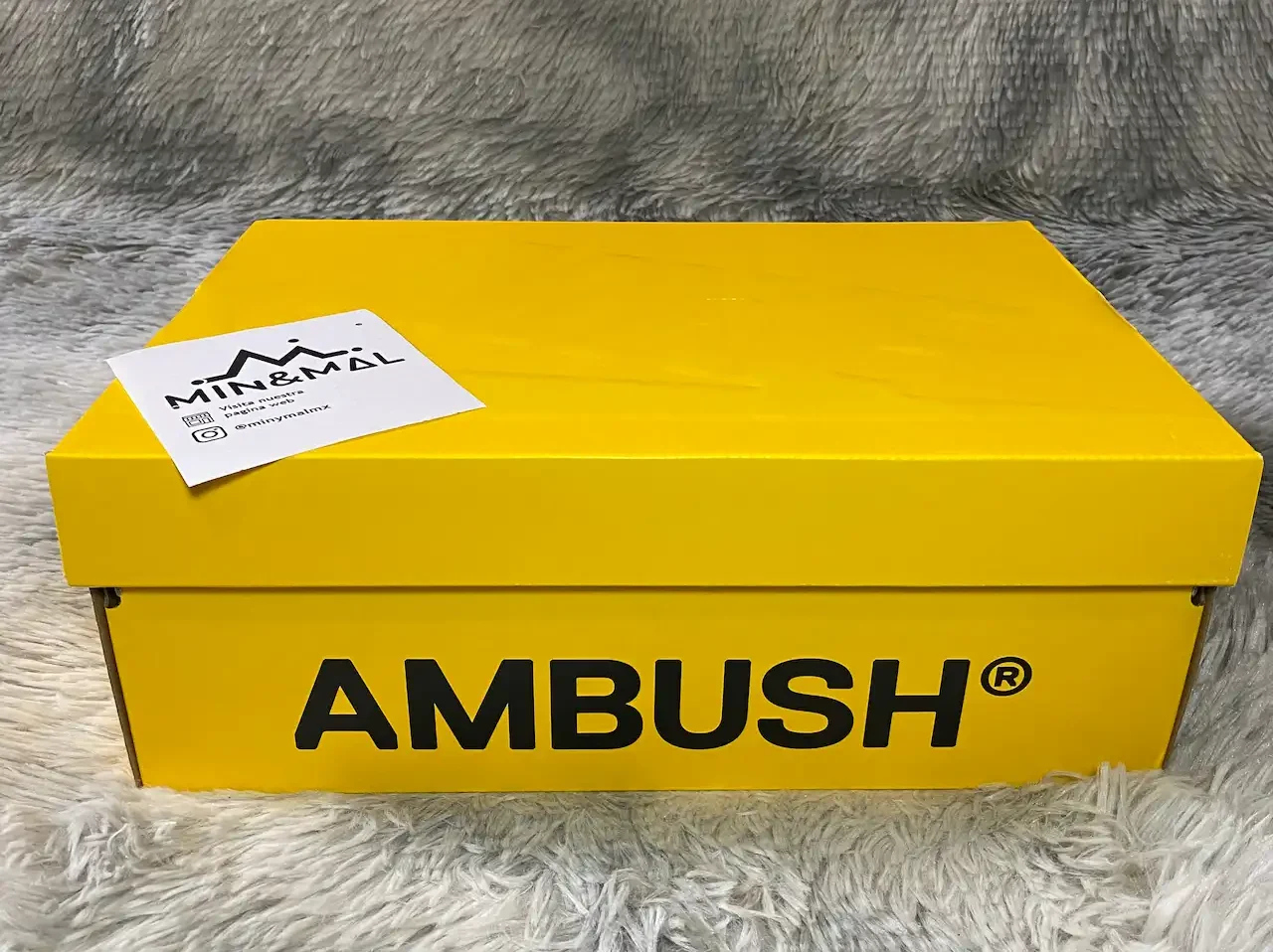 Nike Air More Uptempo x AMBUSH - Lilac minymal tenis sneakers Nike Air More Uptempo x AMBUSH - Lilac caja