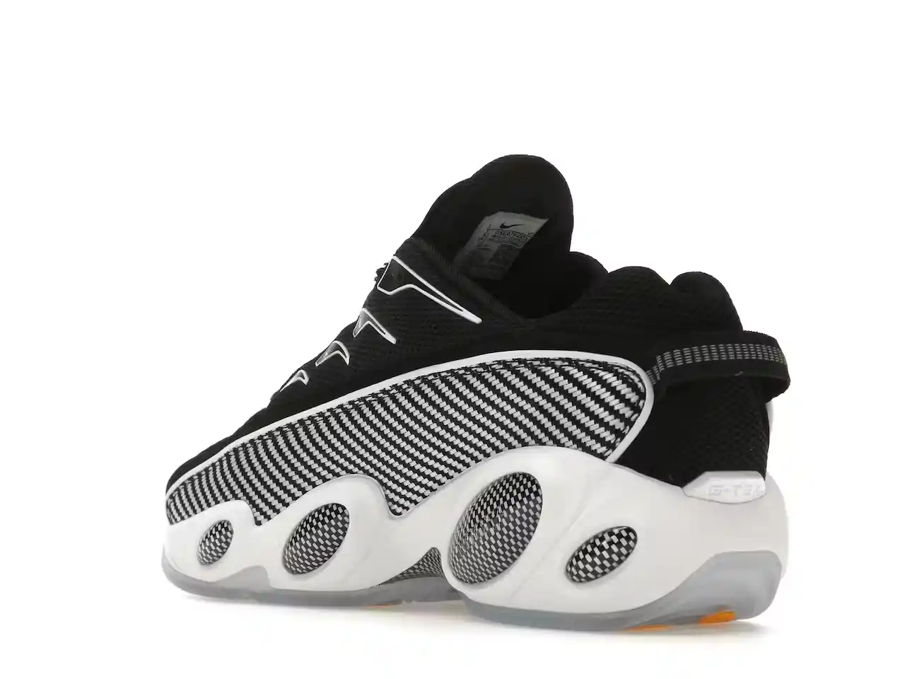 Nike NOCTA Glide x Drake Black White DM0879-001 minymal tenis sneakers 3 Nike NOCTA Glide x Drake Black White lado trasero izquierdo minymal