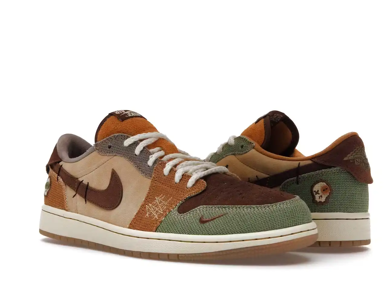 Jordan 1 Retro Low OG x Zion Williamson - Voodoo DZ7292-200 minymal sneakers tenis 2 tenis Jordan 1 Retro Low OG x Zion Williamson - Voodoo 2