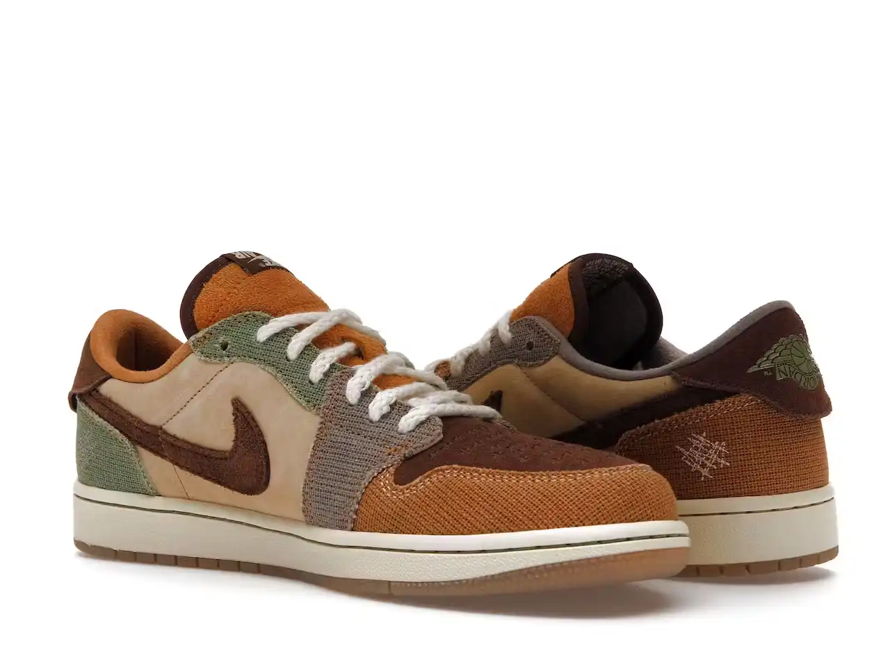 Jordan 1 Retro Low OG x Zion Williamson - Voodoo DZ7292-200 minymal sneakers tenis 3 tenis Jordan 1 Retro Low OG x Zion Williamson - Voodoo 3