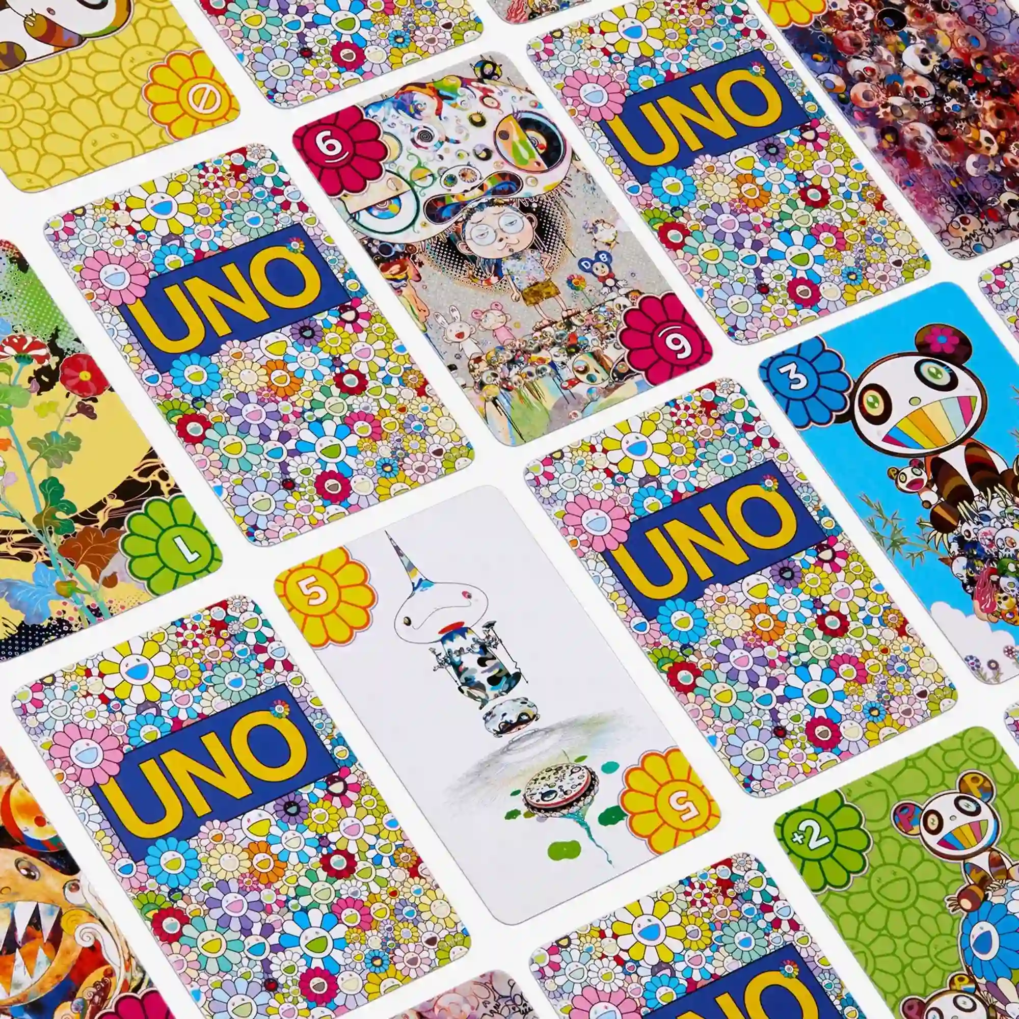 UNO x Takashi Murakami Artist Series Card Game minymal 5 (1) cartas UNO x Takashi Murakami Artist Series Card Game minymal 4