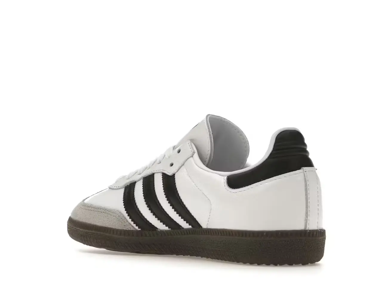adidas Samba OG Cloud White Core Black BZ0057-B75806 minymal sneakers tenis 3 tenis sneakers adidas Samba OG Cloud White Core Black 3