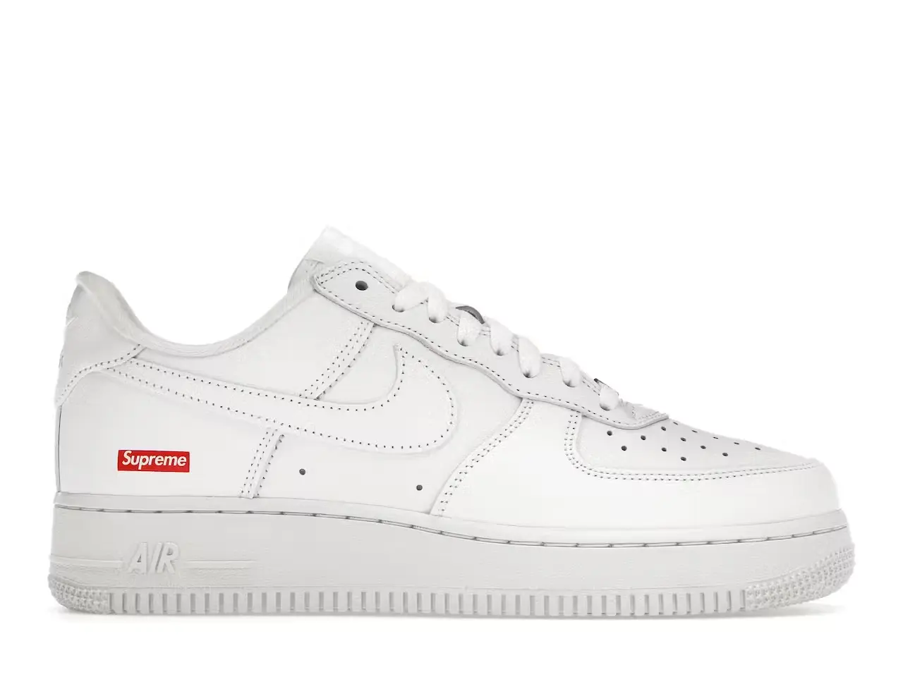 tenis Nike Air Force 1 Supreme White CU9225-100 minymal sneakers tenis Nike Air Force 1 Supreme White CU9225-100