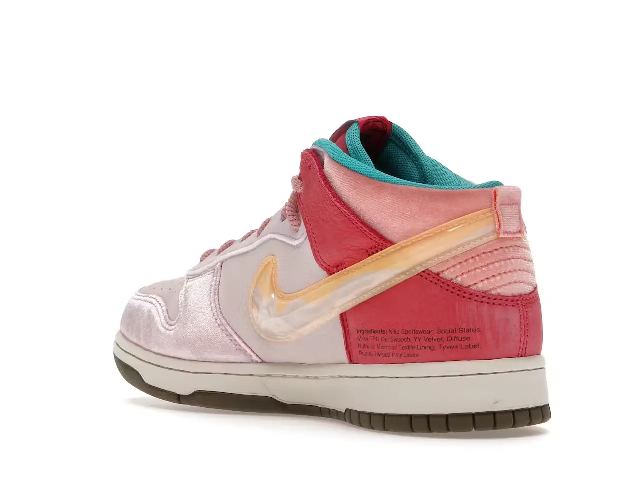 tenis Nike Dunk Mid x Social Status Strawberry Milk DJ1173-600 minymal sneakers 3 tenis Nike Dunk Mid x Social Status Strawberry Milk DJ1173-600 3