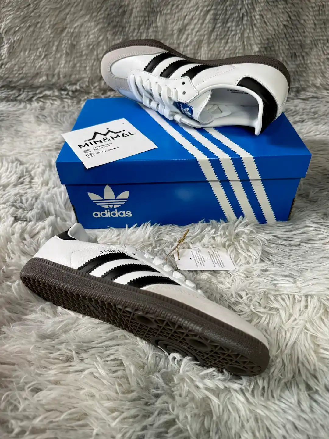 tenis adidas Samba OG Cloud White minymal