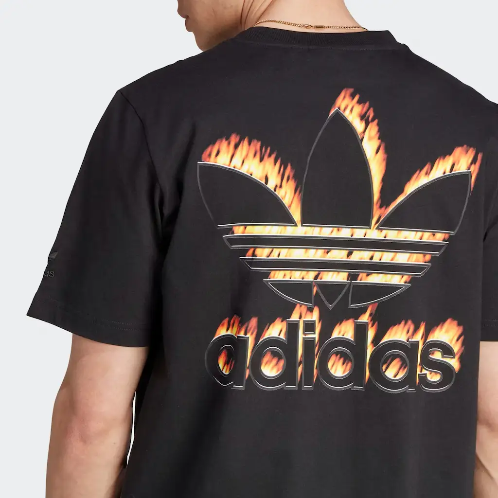 Playera Adidas Trifolio Fire Black 2 Playera Adidas Trifolio Fire Black 2