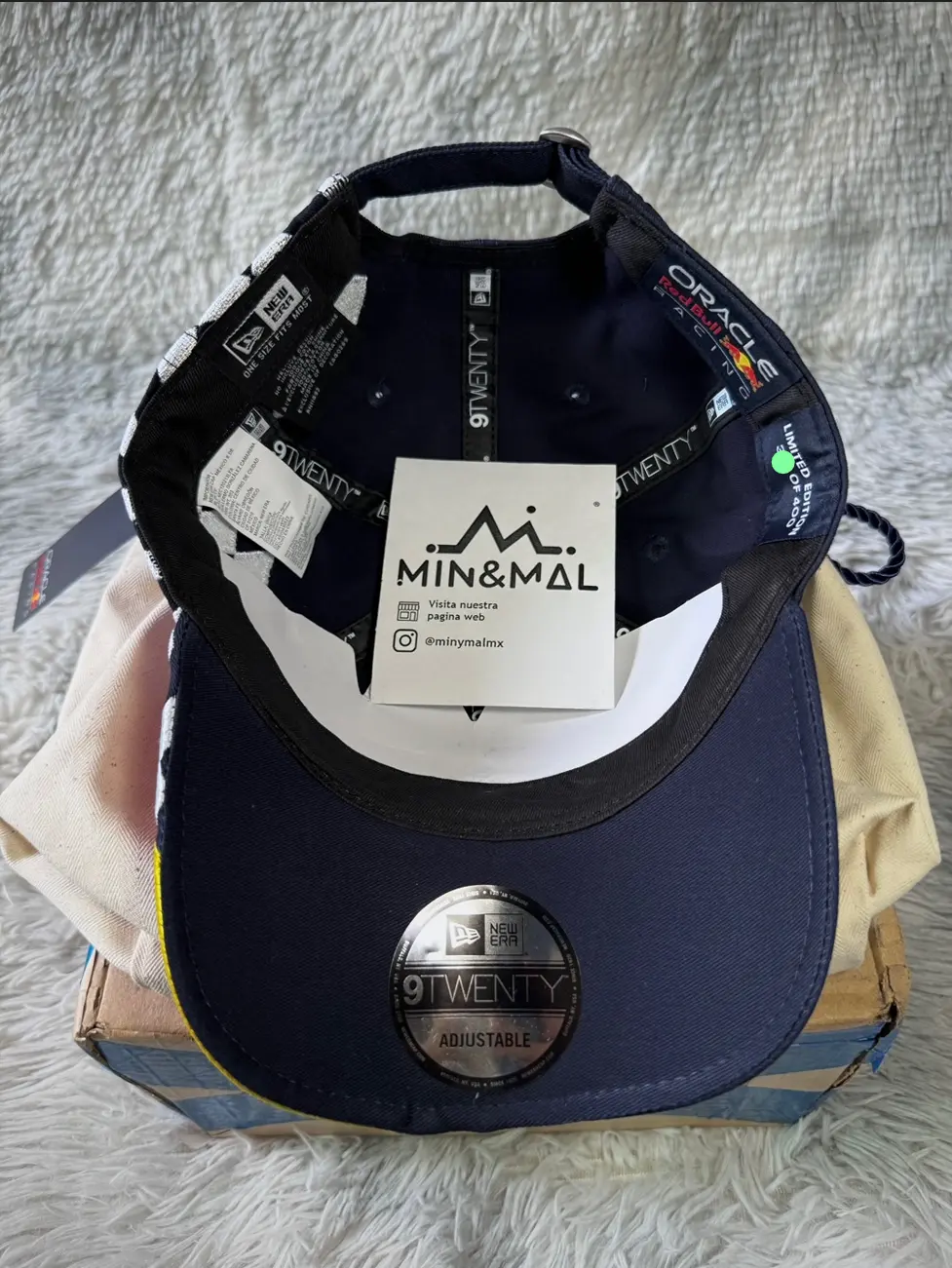 Gorra New Era Red Bull Racing Oracle 20th Anniversary minymal ML 6 Gorra New Era Red Bull Racing Oracle 20th Anniversary minymal ML 6