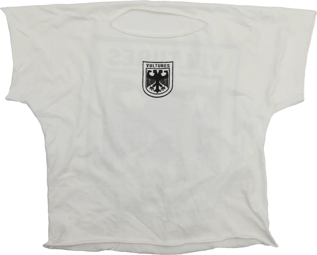 Playera Yeezy Vultures Box T White minymal sneakers