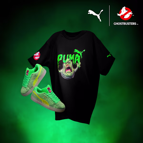 tenis Puma Suede XL Ghostbusters Slimer 399606-01 sneakers minymal 6