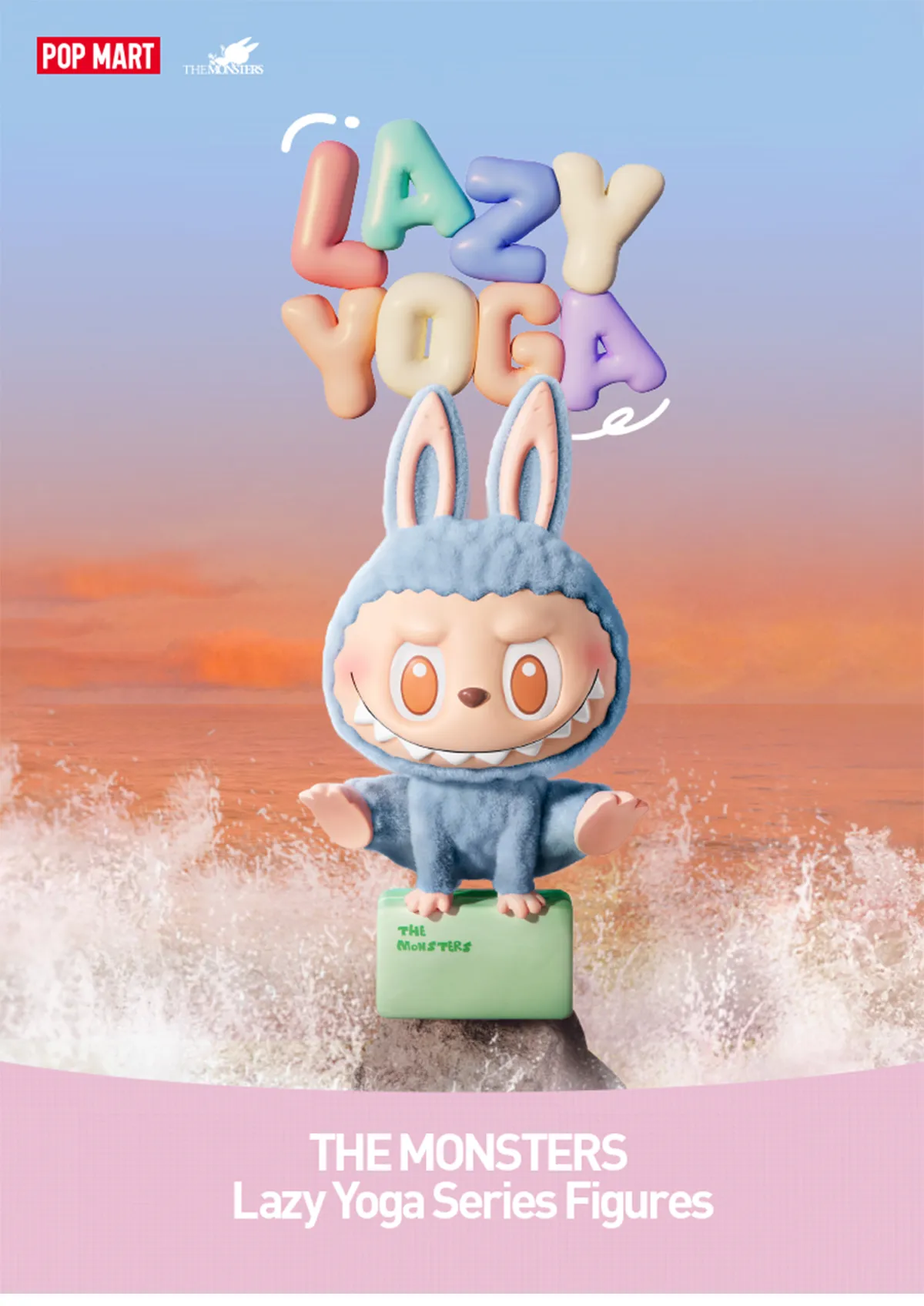 Figura Labubu The Monsters Lazy Yoga Series minymal 2 Figura Labubu The Monsters Lazy Yoga Series minymal 2
