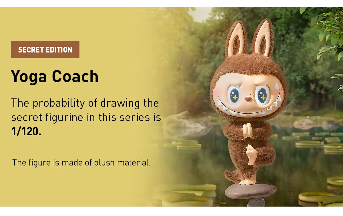 Figura Labubu The Monsters Lazy Yoga Series minymal 4 Figura Labubu The Monsters Lazy Yoga Series minymal 4