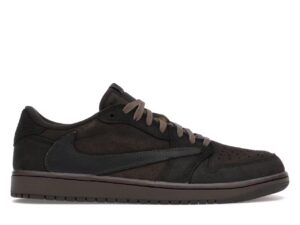 tenis Jordan 1 Retro Low OG SP Travis Scott Velvet Brown DM7866-202 minymal sneakers