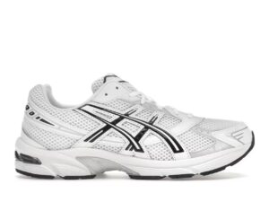 tenis ASICS Gel-1130 White Black 1201B019-100 minymal sneakers