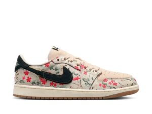 tenis Jordan 1 Retro Low OG Rui Hachimura Oatmeal HV8293-100 minymal sneakers