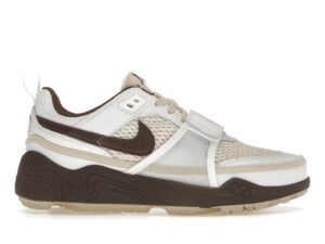 tenis Nike Zoom Field Jaxx Travis Scott Light Chocolate HQ3073-100 minymal sneakers