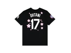 Playera Takashi Murakami x MLB Dodgers 2025 World Tour Tokyo Series Shohei Ohtani SS Black minymal
