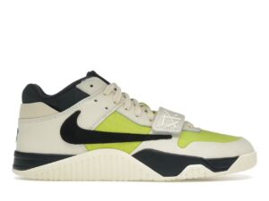 tenis Jordan Jumpman Jack TR Travis Scott Bright Cactus FZ8117-102 minymal sneakers