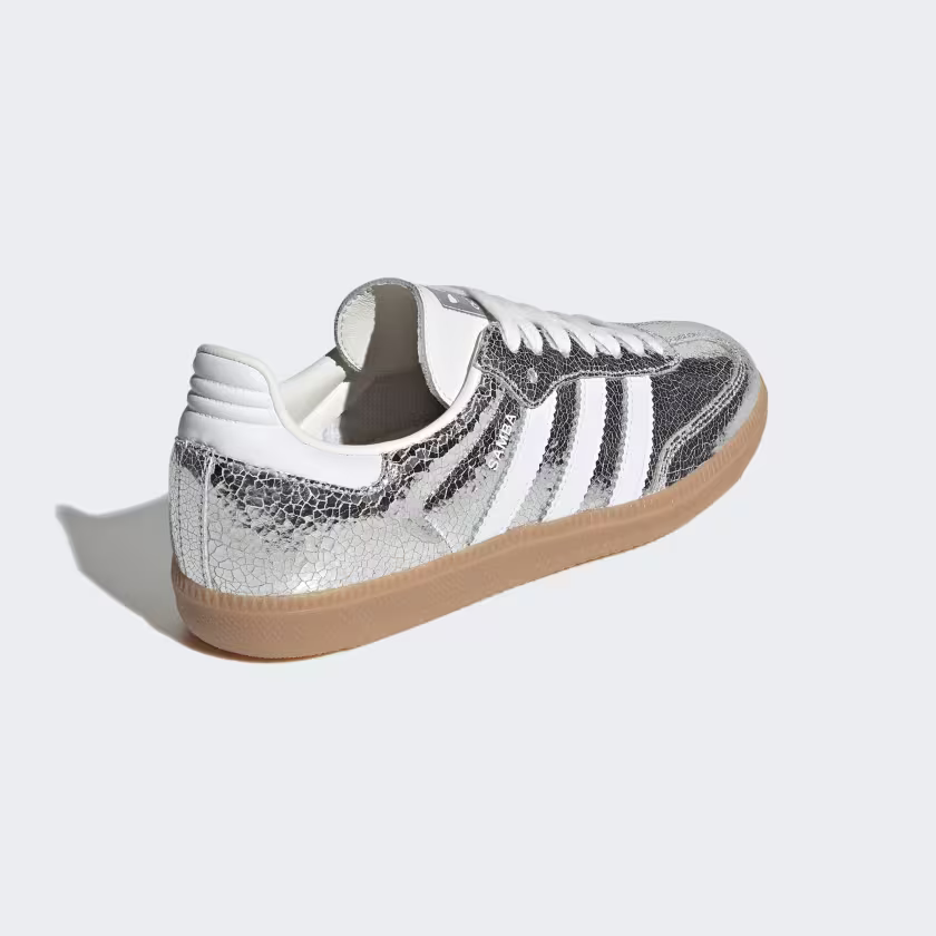 tenis adidas para mujer Samba OG Metallic Silver Cracked Leather JR0035 minymal sneakers 6 tenis adidas para mujer Samba OG Metallic Silver Cracked Leather JR0035 minymal sneakers 6